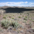 I'm high enough now that I can see behind me to the Castle Peaks (center-left) and the Castle Mountains (center-right)