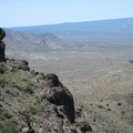 From this spot on Bathtub Spring Peak, I get a view of Cima Dome's distant, gentle curve that I haven't had before