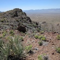 I'll walk over to the high point of Bathtub Spring Peak, that big rocky lump ahead