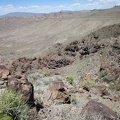 Looking back from Bathtub Spring Peak, I can see over to the Castle Peaks pinnacles where I hiked yesterday