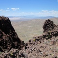 One more glance from Bathtub Spring Peak toward Ivanpah Dry Lake, then it's time to start heading downhill