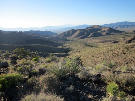 I savour a few final views from Dove Spring Peaks, then turn around and begin the hike back to camp