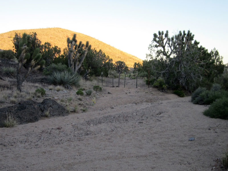 My cross-country hiking ends when I come down the hill and join up with the end of Castle Peaks Road and its Wilderness markers