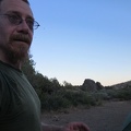 Back at my campsite at the end of Castle Peaks Road for a third and final night, I'm thinking about supper now