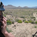 I reach a crest on Gold Valley Mine Road and try my cell phone: it works!