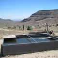A full water trough at Gold Valley Mine