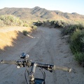 The sandy part of this road is hard to ride, even in the downhill direction!