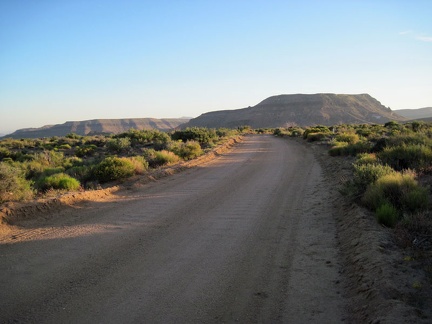 Back on &quot;the good part&quot; of Woods Wash Road, the final 1.5 miles to Black Canyon Road rides smoothly