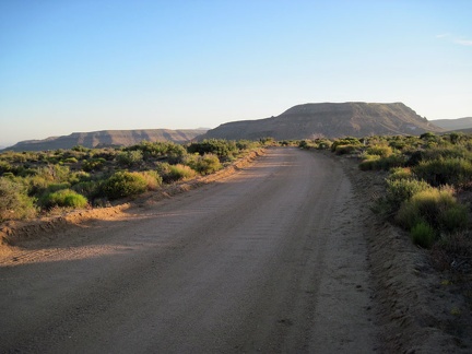 Back on &quot;the good part&quot; of Woods Wash Road, the final 1.5 miles to Black Canyon Road rides smoothly