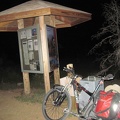 After the four short hills on Wild Horse Canyon Road, I reach the entrance kiosk at Mid Hills campground