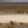 Solitude at a small dry lake in the backcountry