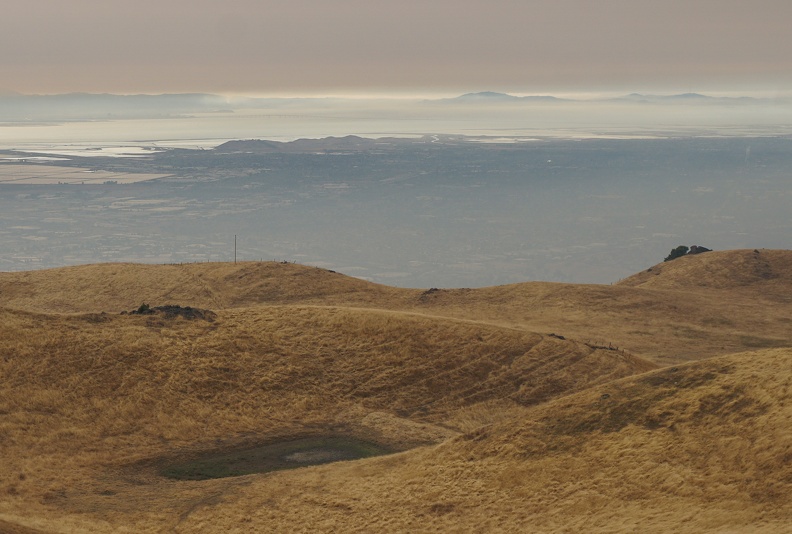 Smoke over San Francisco Bay, August 2020