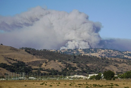 The 2007 Henry Coe Park fire grew significantly in the hours since I left the park