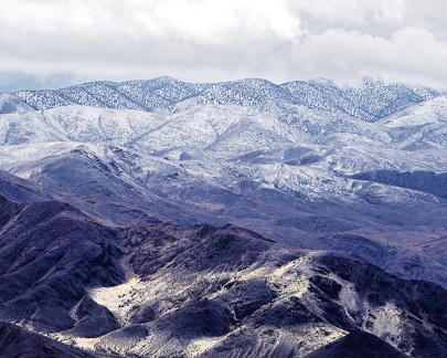 Snowfall on the Saline Range