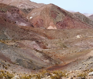 Sometimes, the colors in the desert all run together