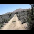 Here we go, riding down Gold Valley Road, Mojave National Preserve