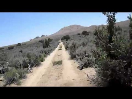 Here we go, riding down Gold Valley Road, Mojave National Preserve