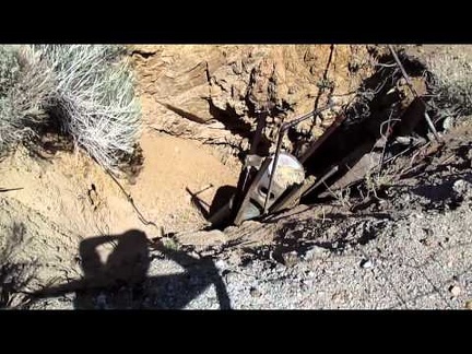 I go for a walk past one of the mine shafts at Barnett Mine