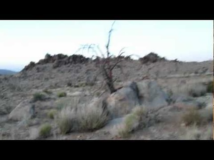 I make it back to the Barnett Mine area at sunset, pick up the bicycle, and ride the 10 miles back to camp in dusk and dark