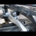 A part on my rear rack breaks as I stop to look for a campsite along Woods Wash Road
