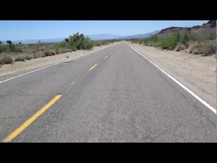 I ride down a short section of pavement on Black Canyon Road southbound from Hole-in-the-Wall