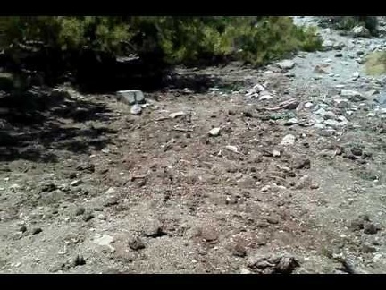 I arrive at Cave Spring, Mojave National Preserve and take a look at the water tank