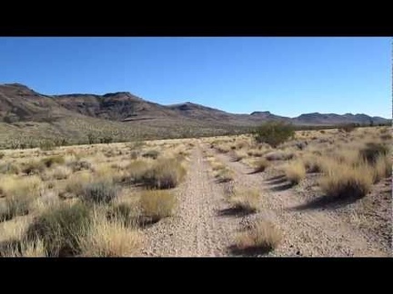 Riding toward the Piute Range