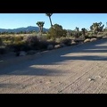 It's great to be riding up Ivanpah Road's smooth surface after walking the bike a few miles