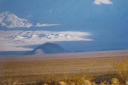 Lake Hill and Panamint Dunes at sunrise