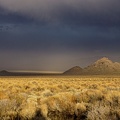 A little sunshine at the end of a rainy day in Death Valley National Park