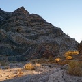 A little sun shines into a canyon