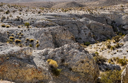 Sunny afternoon in the highlands of Death Valley National Park