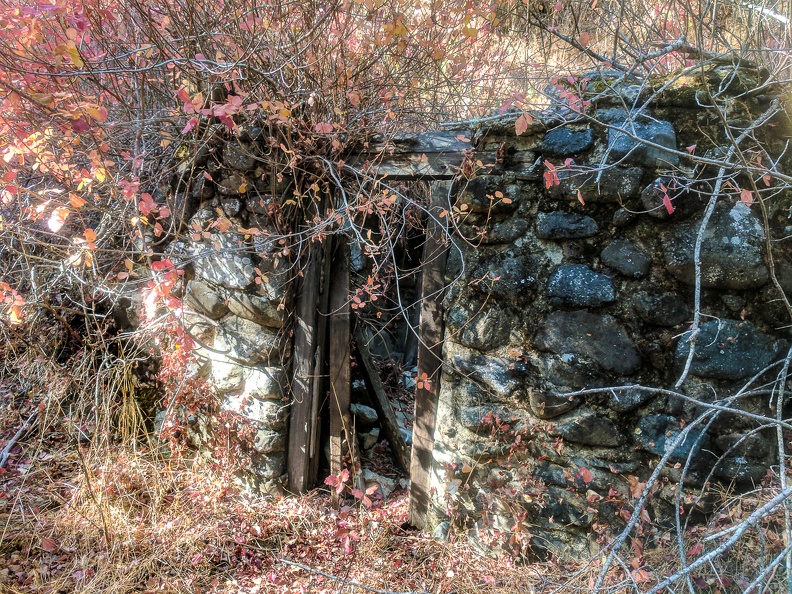 Cold storage, Madrone Soda Springs, September 2017