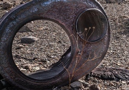 Old stove remains