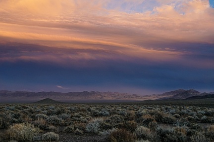 Cloudy skies