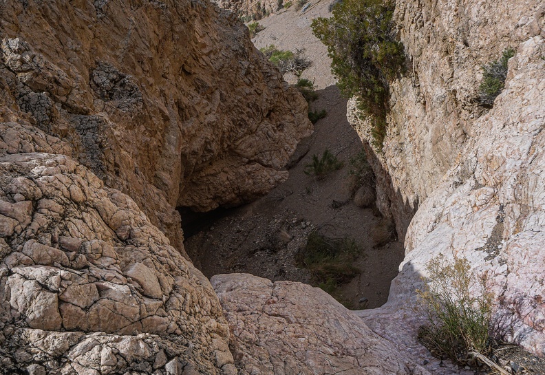 Dry waterfall