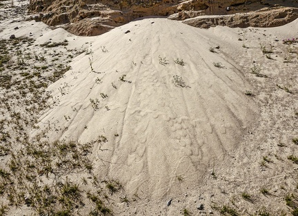 Sand outpour, Mojave Trails National Monument area