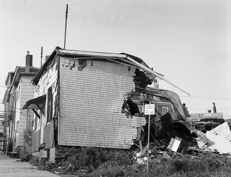 Demolition, Buddy Daye Street, Halifax, Nova Scotia