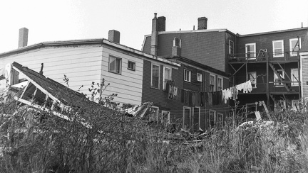 Laundry day, 5527-5533 Buddy Daye Street (formerly Gerrish Street), Halifax, Nova Scotia