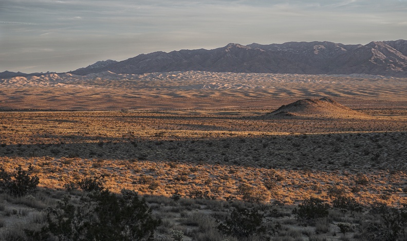 Day's end, Kelso Dunes, Mojave National Preserve.