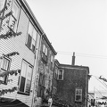Rear view, 2521 and 2525 Barrington St, Halifax, 1982