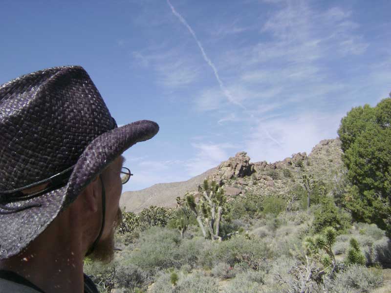 I leave the road and begin hiking cross-country to the Butcher Knife Canyon area, about a mile away