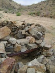 I pull over along Macedonia Canyon Road to examine what's left of an old foundation